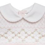 Enterizo Rosado Corto Smock Trellis