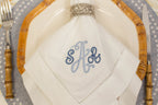 Pearl Placemat Set of 4 - Bluebell/White
