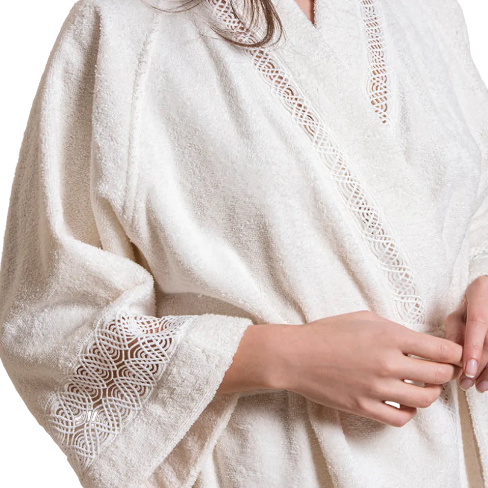 Dalian Bathrobe - Cream