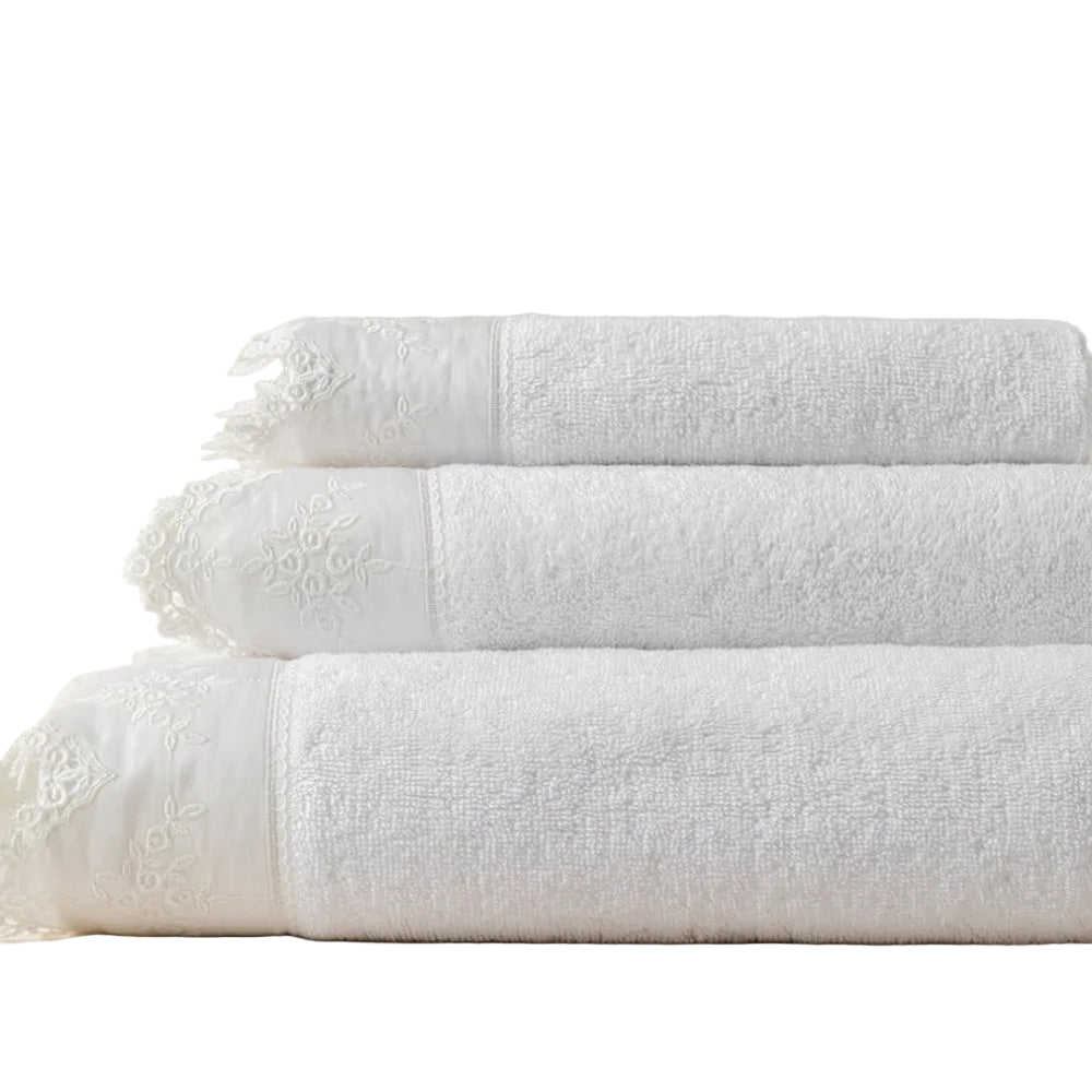 Lina Towels - White