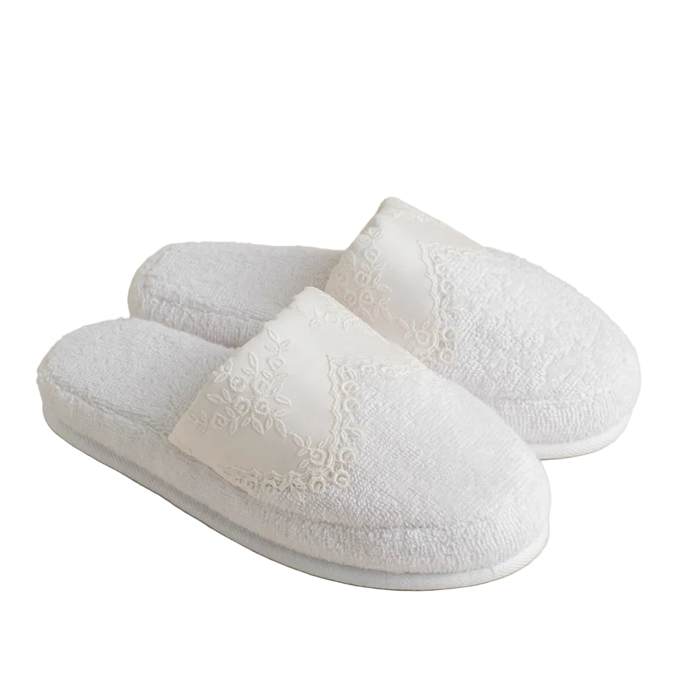 Lina Slippers - White