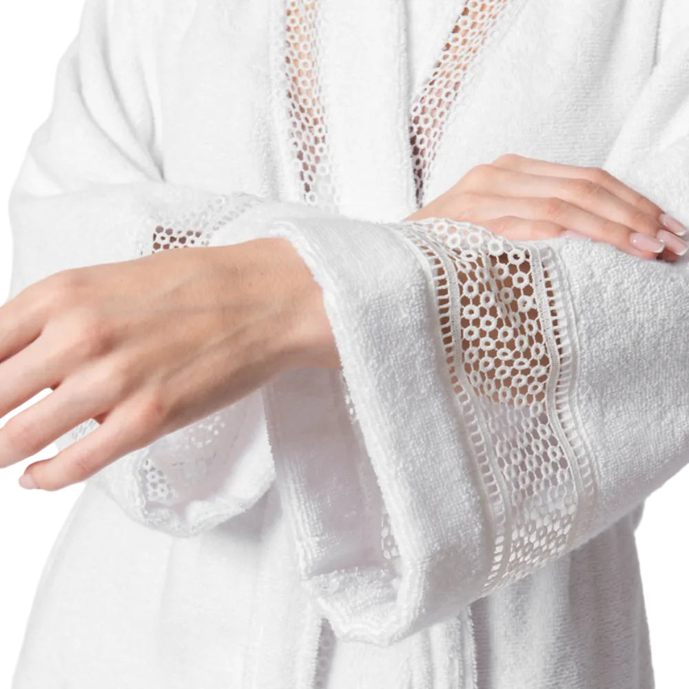 Paris Bathrobe - White