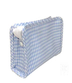 Roadie Small Zip Pouch Gingham Mist