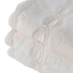 Smyrna Towels - Cream