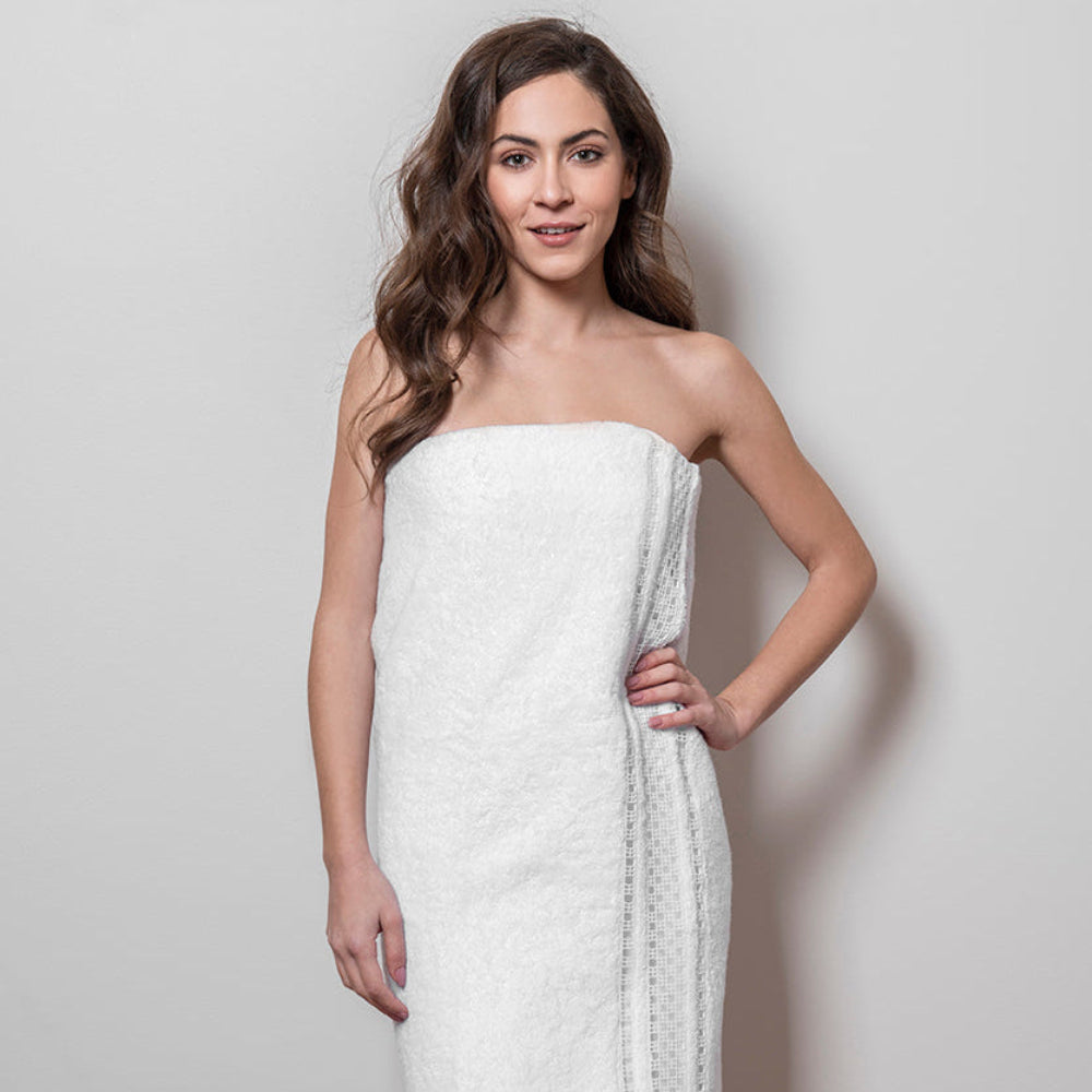 Veronica Towels - White
