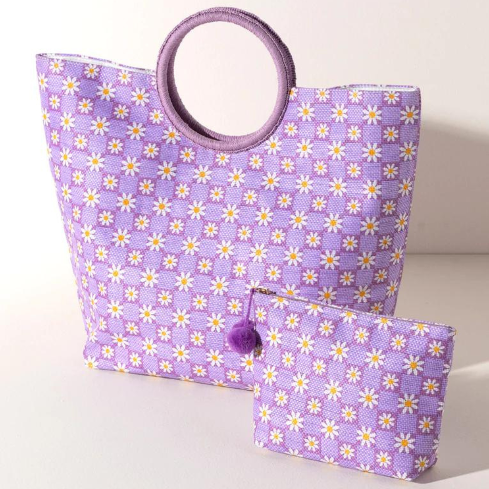 Daisy Tote - Lilac