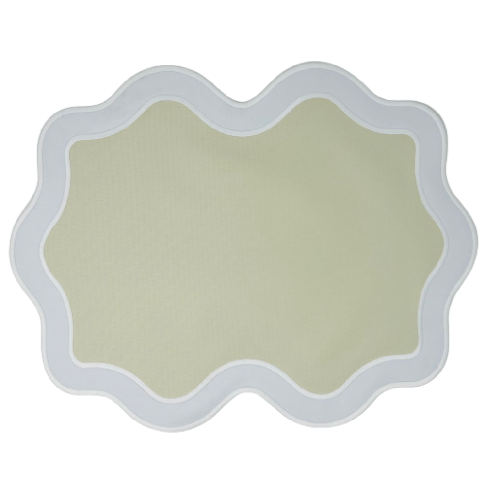 Set of 6 Placemat Curly - Marfim/White