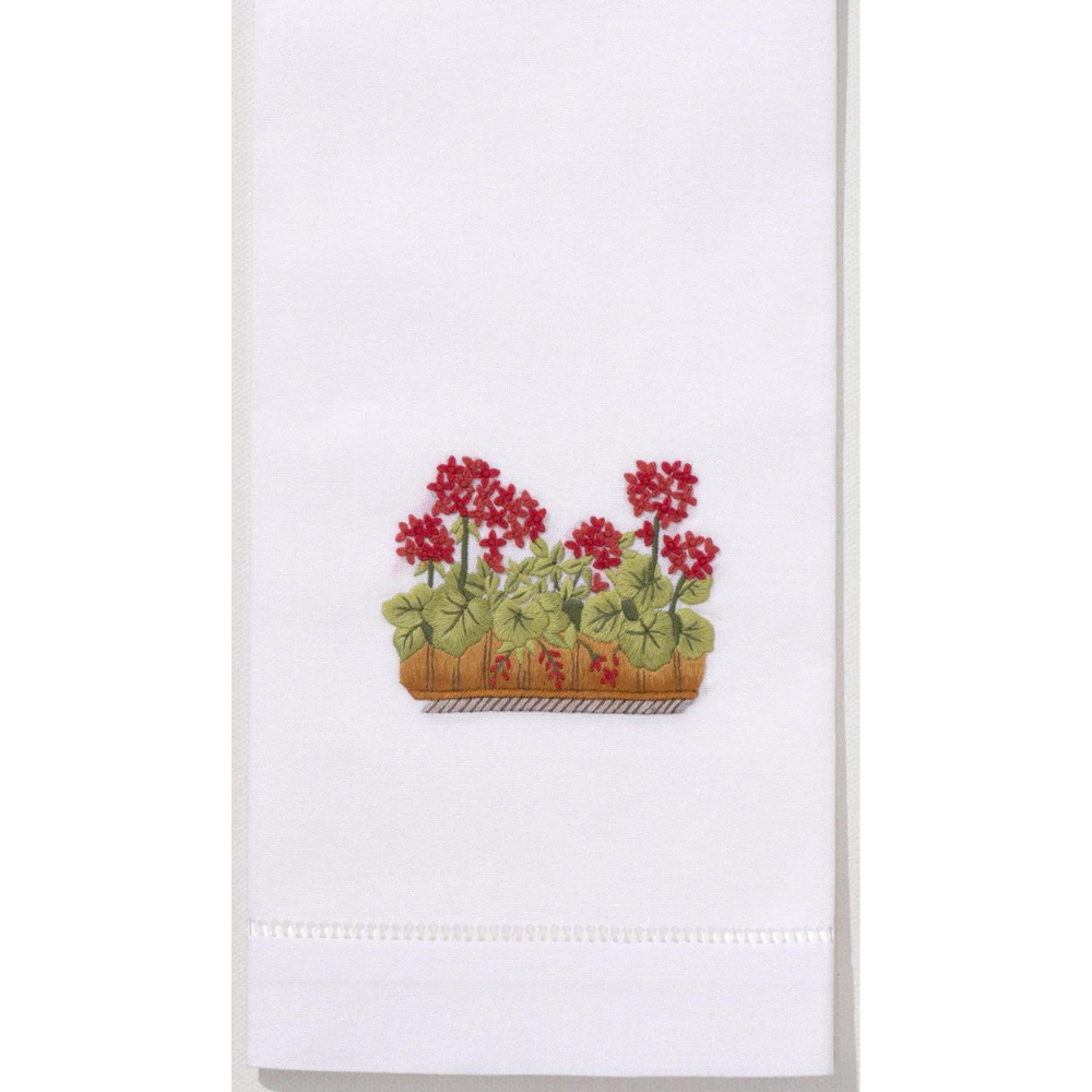 Hand Towel - French Geraniums