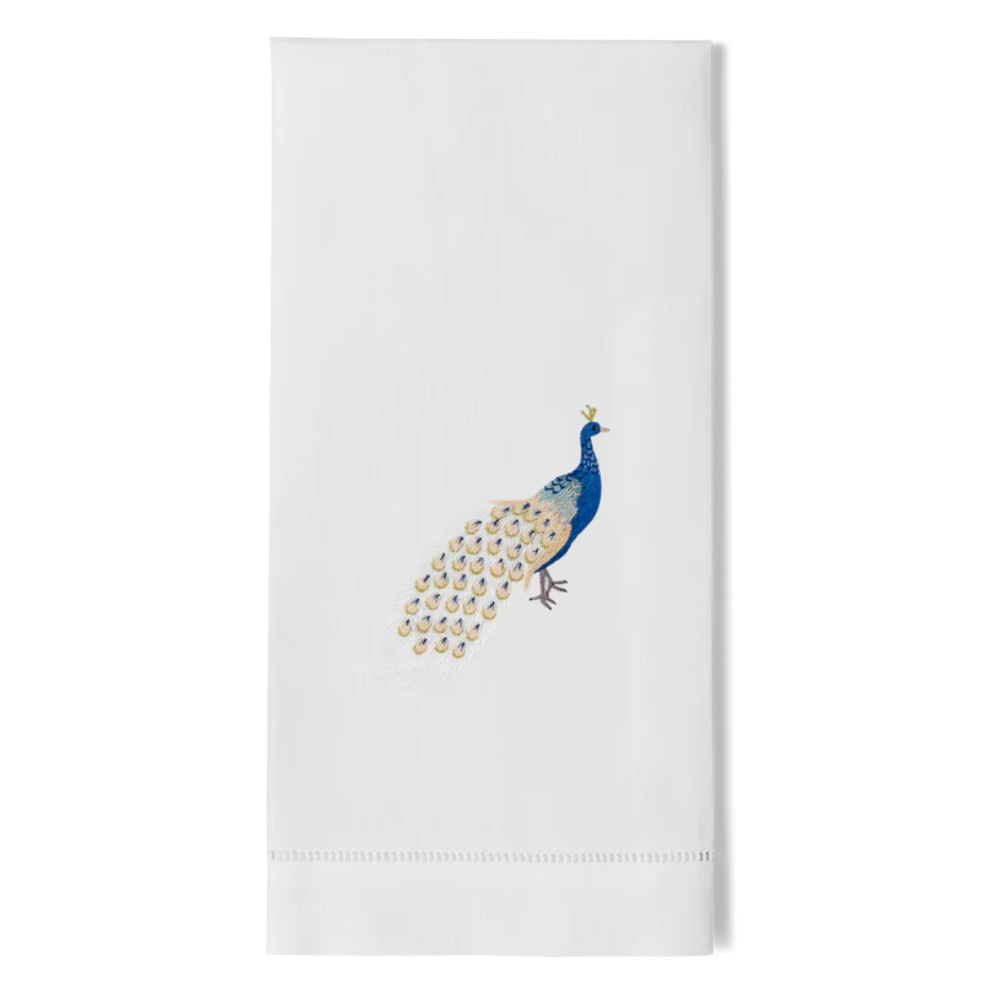 Hand Towel - Peacock Blue