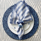 Napkin - Linea White/Blue