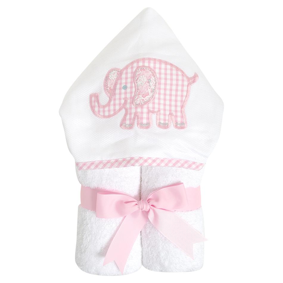 Everykid Towel Pink Elephant | Toallas | Panderetta Bordados