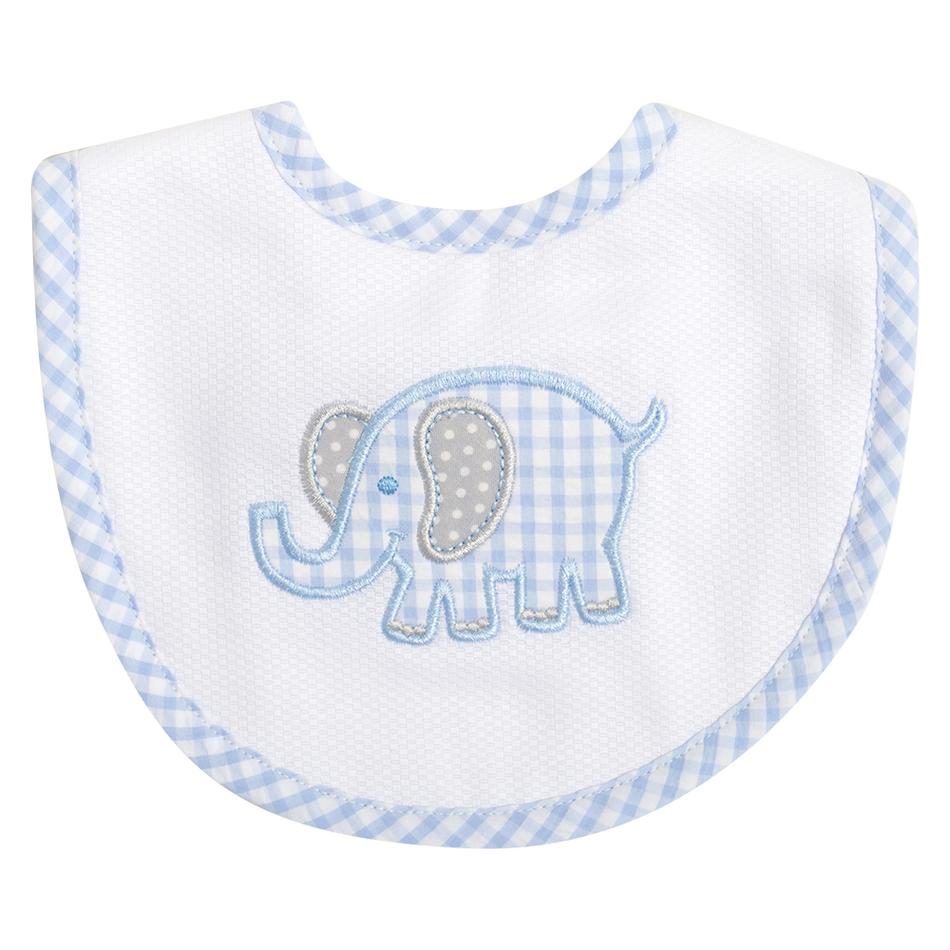 Medium Bib Blue Elephant