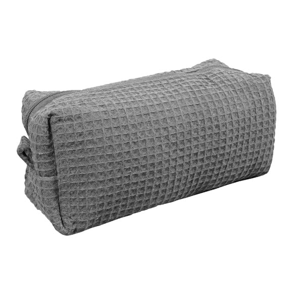 Small Waffle Weave Cosmetic Bag | Neceseres | Panderetta Bordados