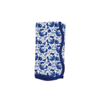Chinoiserie Blue Floral Set of 4 Scalloped Edge Printed Napkins