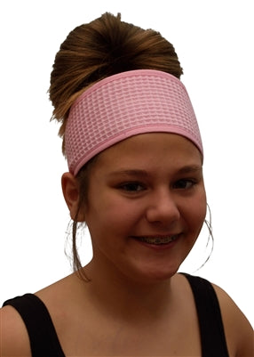 Cotton Waffle Headband - Pink