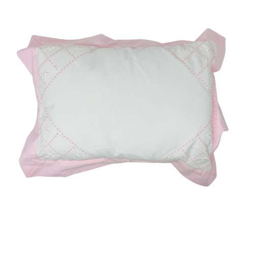 Square Garden Pillow - Pink