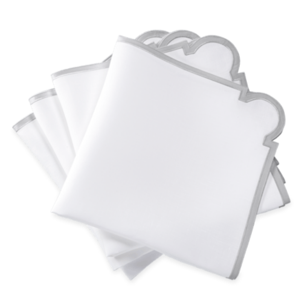 Mirasol Placemat and Napkin Set of 4 - Silver