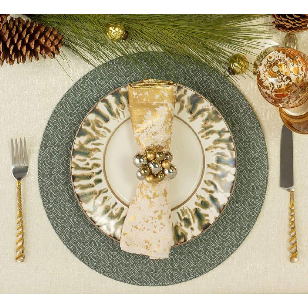 Placemat Shagreen Sage Set of 4