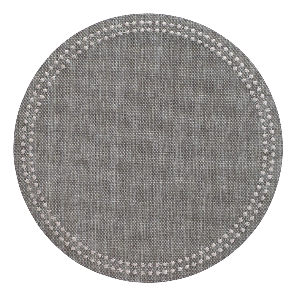 Pearl Placemat Set of 4 - Gray/Silver