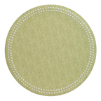 Pearl Placemat Set of 4 - Fern/White