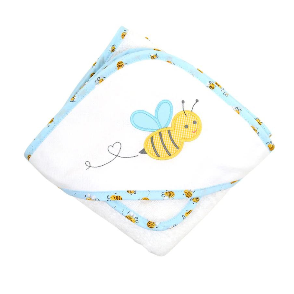 Boxed Towel Blue Bumble Bee