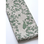 Giordino  Napkin - Natural/Green Herbal Trim