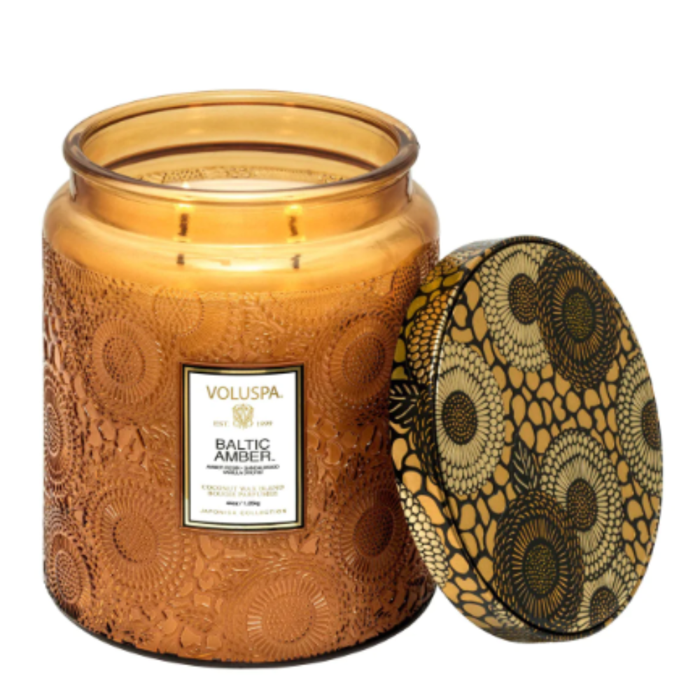 Baltic Amber 44oz. Lux XL Glass Candle
