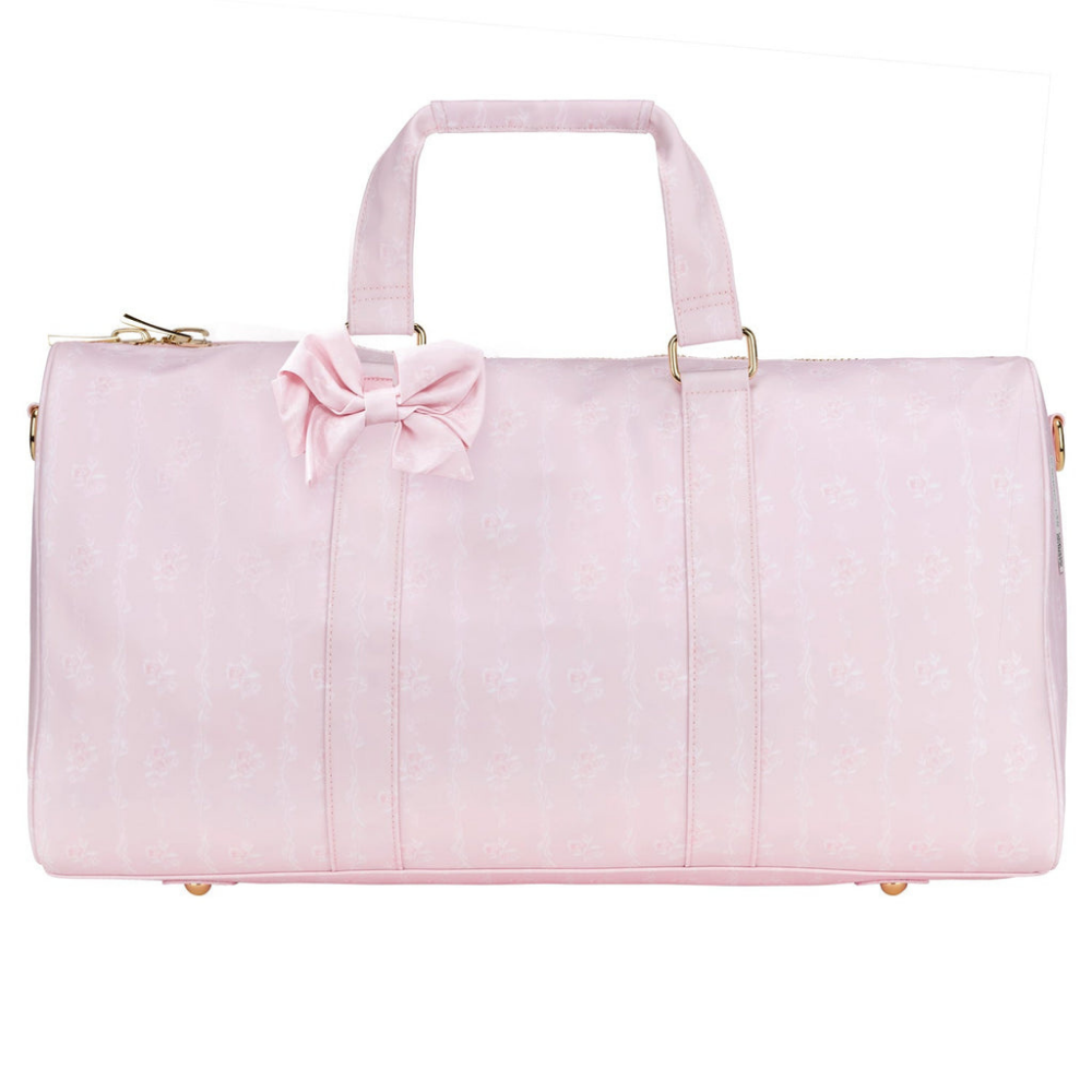 High Tea Printed Ruffle Duffle Bag (Nylon) - Scones & Cakes