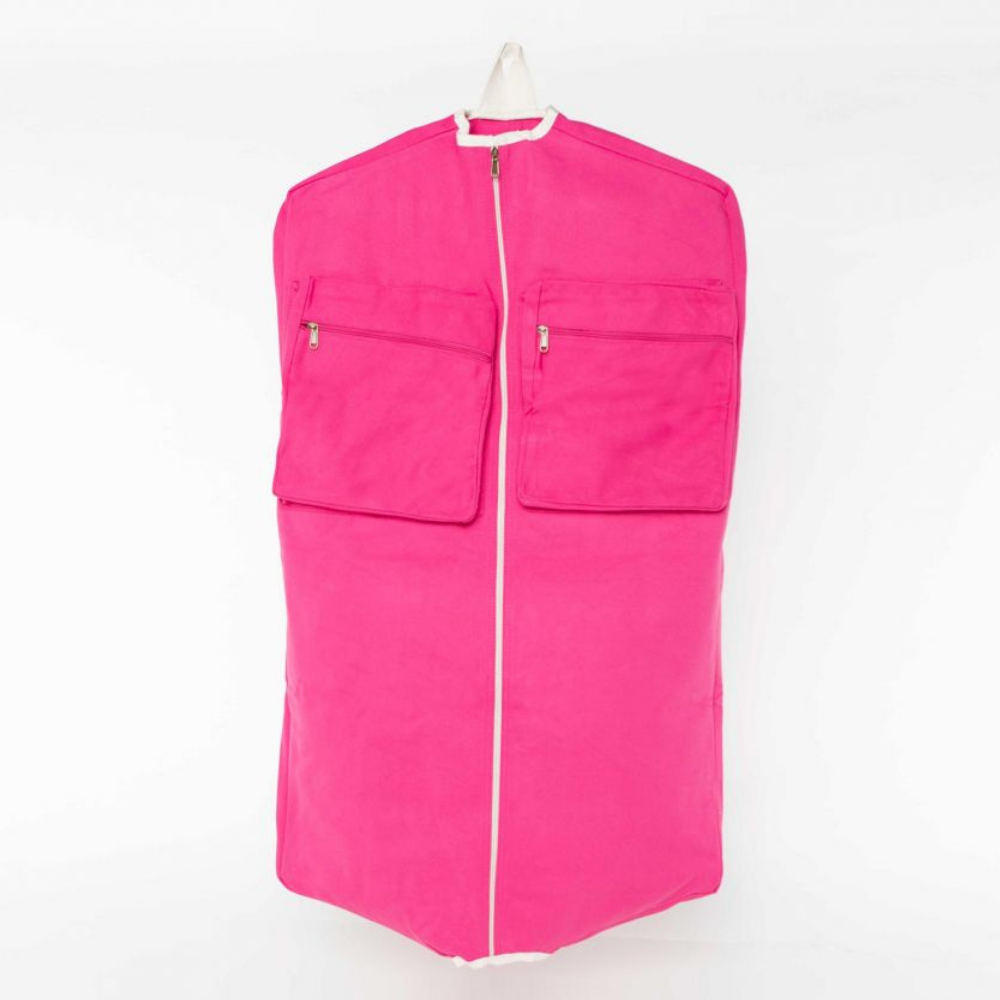 Garment Canvas Bag - Hot Pink/Natural