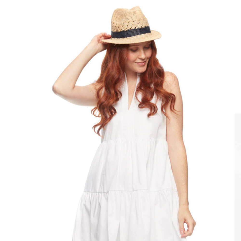 Avery Chochet Fedora in Natural