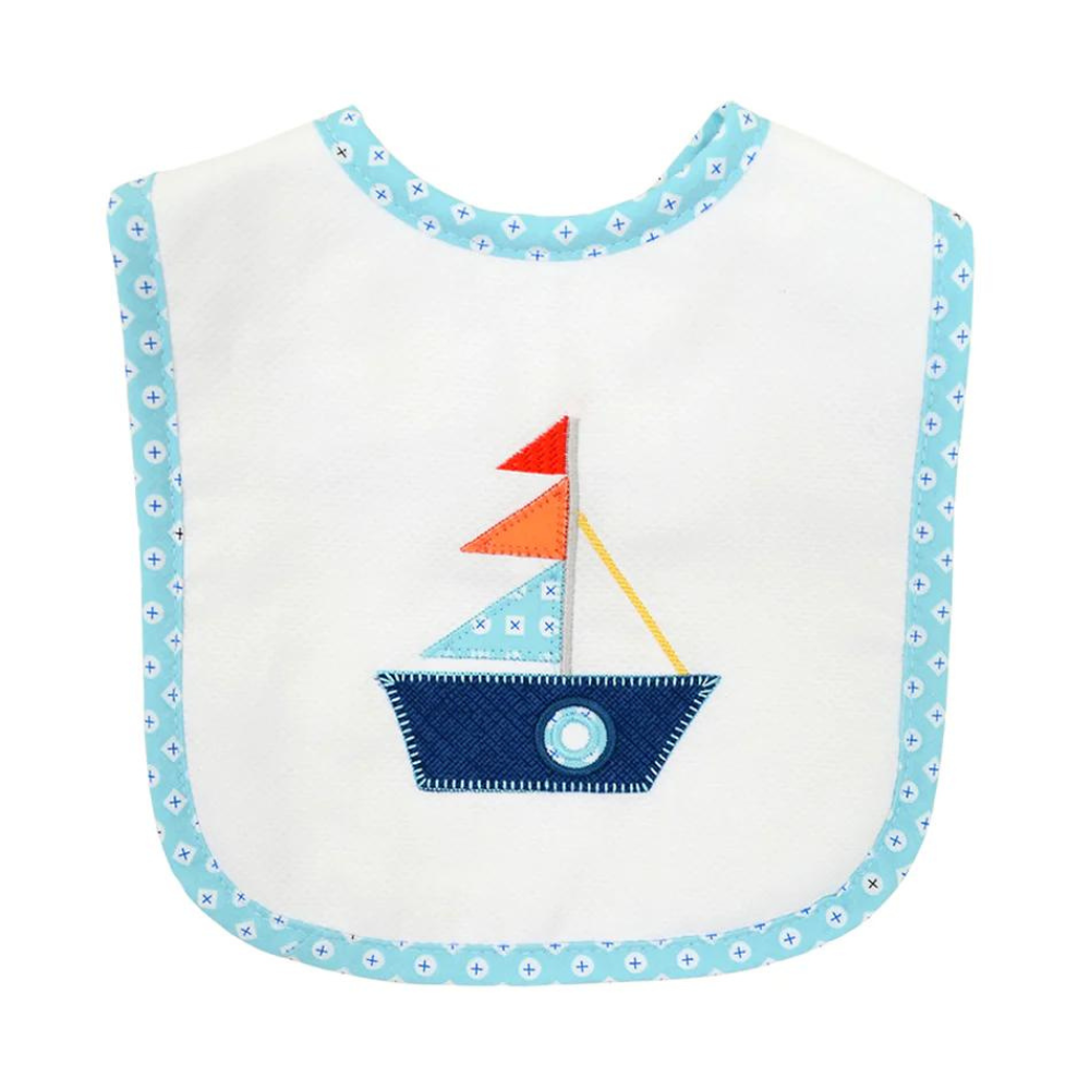 Feeding Bib Sailboat - New