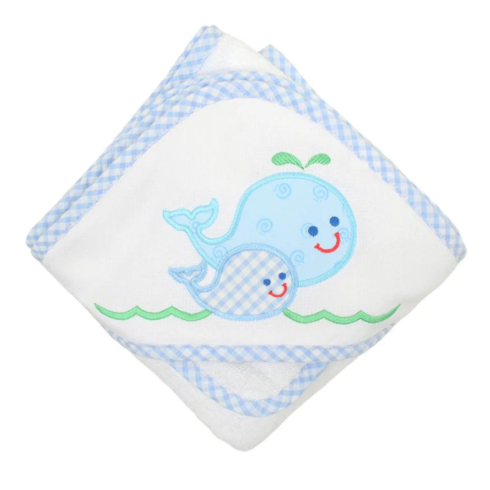 Boxed Towel Blue Whale - New