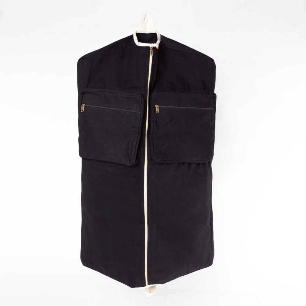 Garment Canvas Bag - Black/Natural