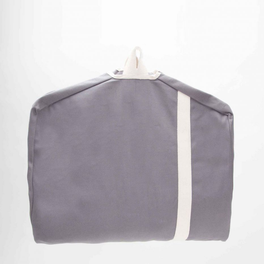 Garment Canvas Bag - Gray/Natural