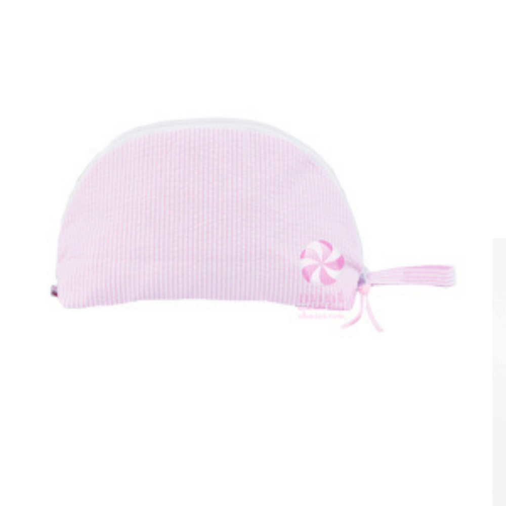 Large Taco Bag - Pink Seersucker